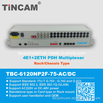 4e1+2eth Pdh Multiplexer Chassis Type